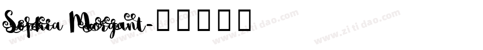 Sophia Morgant字体转换